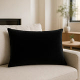 Contra Cushion Cover 16" x 24" - Black