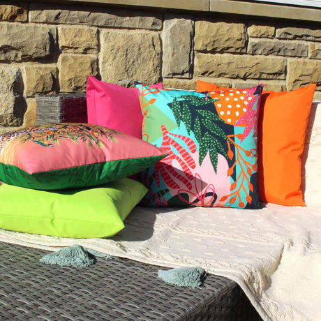 Coralina Outdoor Cushion Cover 17" x 17" by furn.