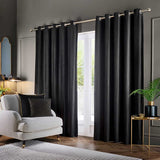 Corinthian Lined Eyelet Curtains by Paoletti