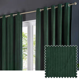 Corinthian Lined Eyelet Curtains by Paoletti