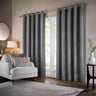 Corinthian Lined Eyelet Curtains by Paoletti