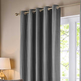 Corinthian Lined Eyelet Curtains by Paoletti
