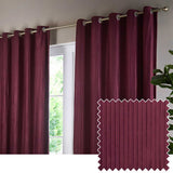Corinthian Lined Eyelet Curtains by Paoletti
