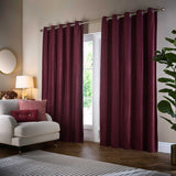 Corinthian Lined Eyelet Curtains by Paoletti
