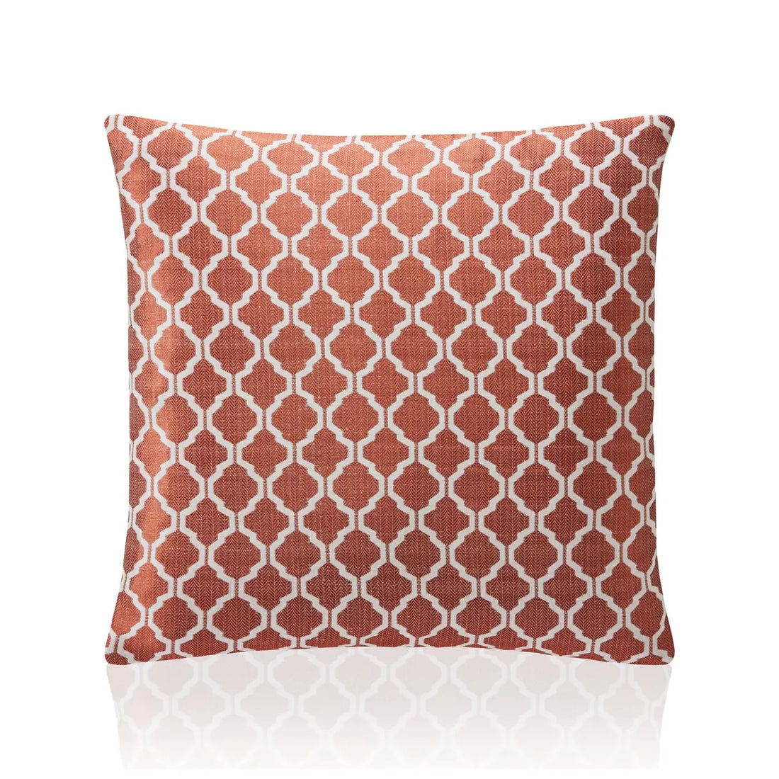 Cotswold Jacquard Orange Cushion Cover 45cm x 45cm & 22" x 22"