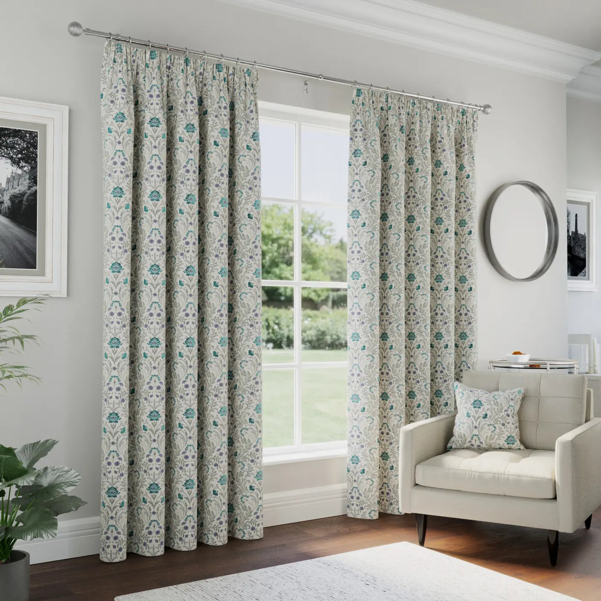 Cotswold Lined Tape Top Pencil Pleat Blackout Curtains by Enhanced Living