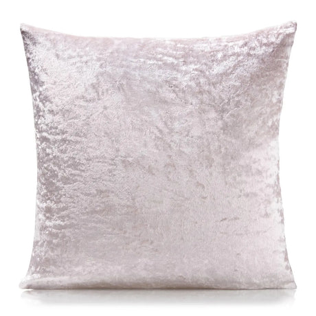 Crushed Velvet Cushion Cover 18" x 18" - Blush