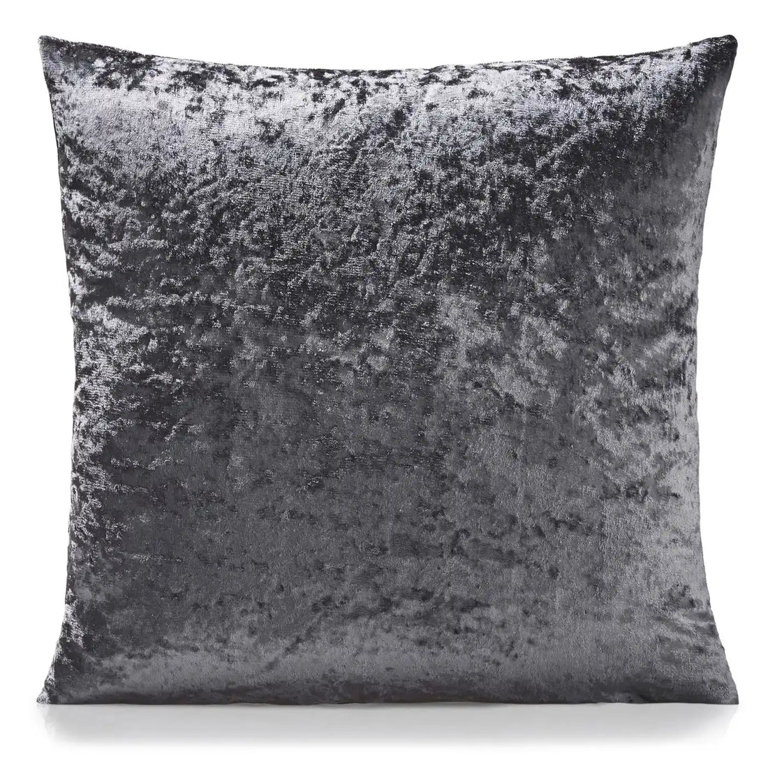 Crushed Velvet Charcoal Cushion Cover 45cm x 45cm