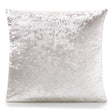 Crushed Velvet Cushion Cover 18" x 18" - Cream