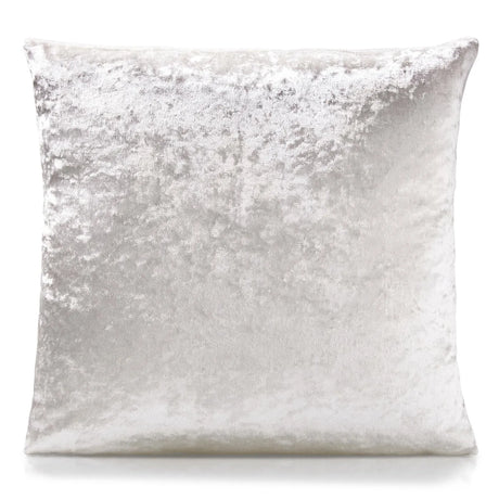 Crushed Velvet Cushion Cover 18" x 18" - Cream