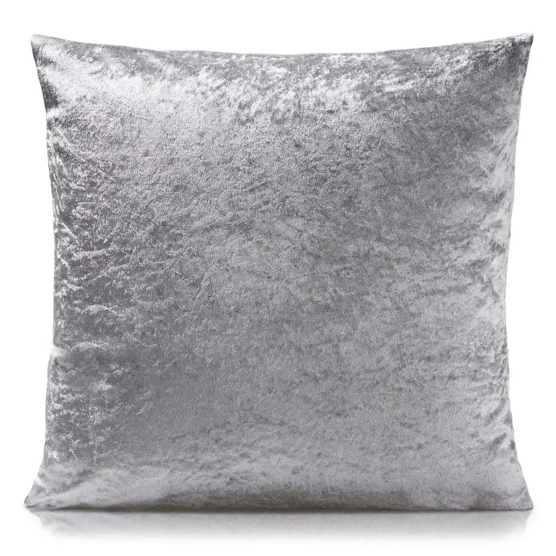 Crushed Velvet Silver Cushion Cover 45cm x 45cm