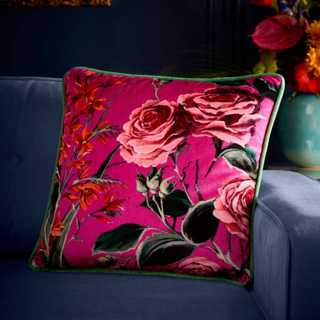 Laurence Llewelyn-Bowen Cotswold Fantasia Dawn Cushion Cover - Pink