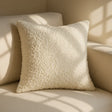 Cabu Textured Boucle Cushion Cover 18" x 18" - Ecru