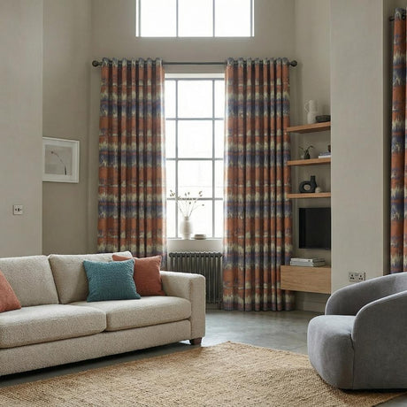 Cancun Made to Measure Curtains Terracotta