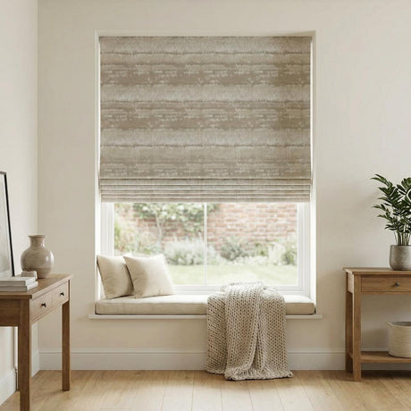 Cancun Made to Measure Roman Blind Natural