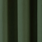 Cannes Lined Blackout Eyelet Curtains - Bottle Green Thermal Light Filtering - Cannes Eyelet Curtains In Bottle Green 3