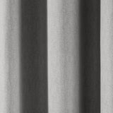 Cannes Lined Blackout Eyelet Curtains - Silver Thermal Light Filtering - Cannes Eyelet Curtains In Silver 3
