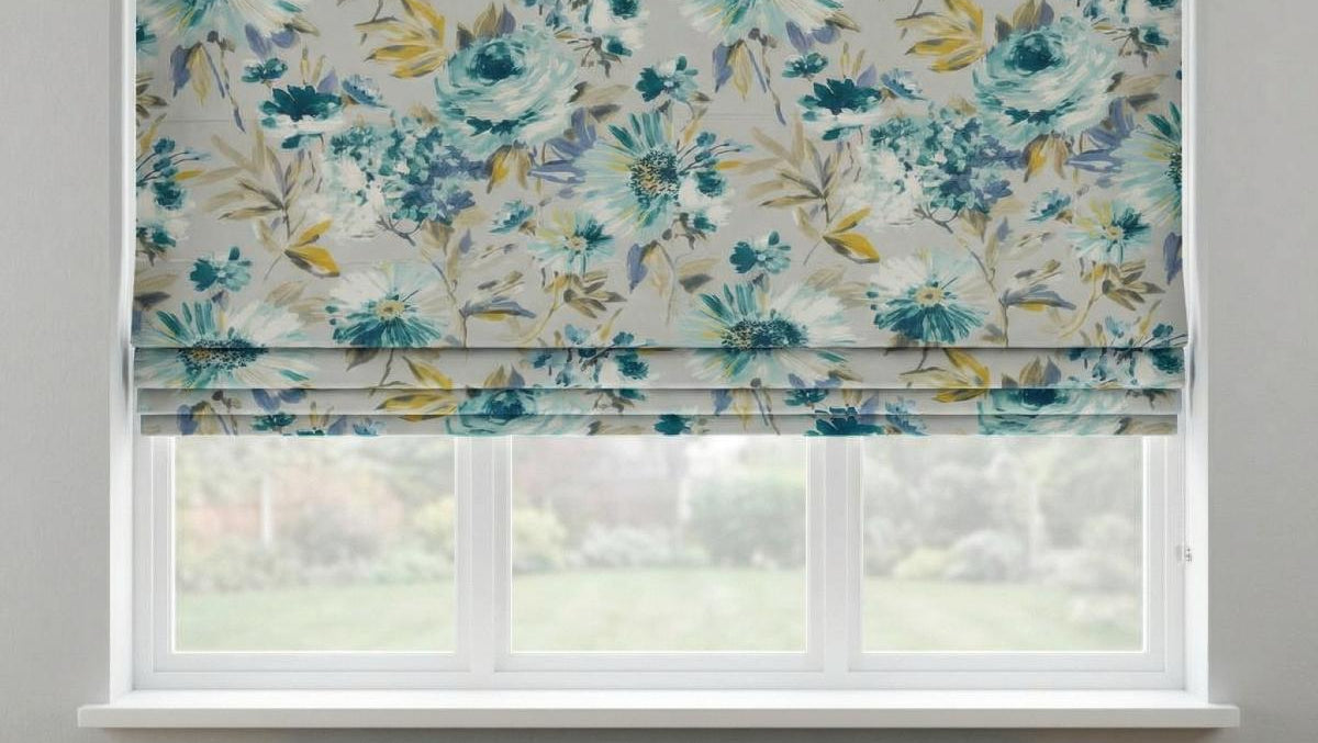 Capri Made to Measure Roman Blind Blue