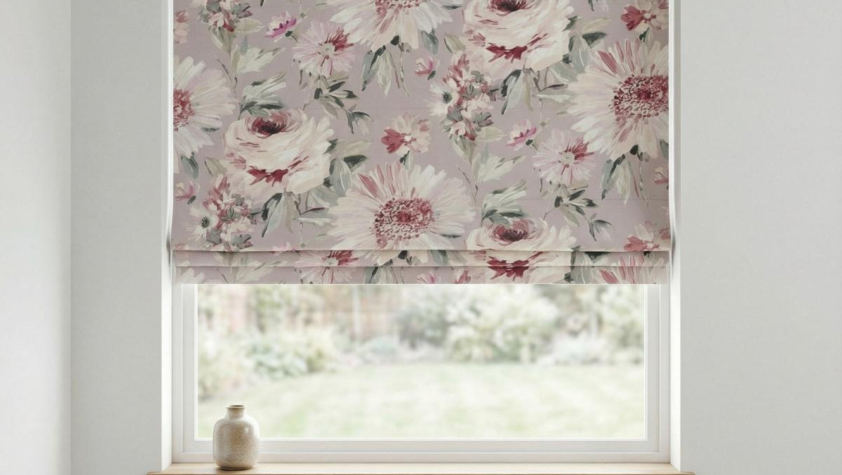 Capri Made to Measure Roman Blind Blush