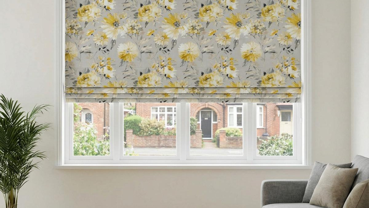Capri Made to Measure Roman Blind Grey
