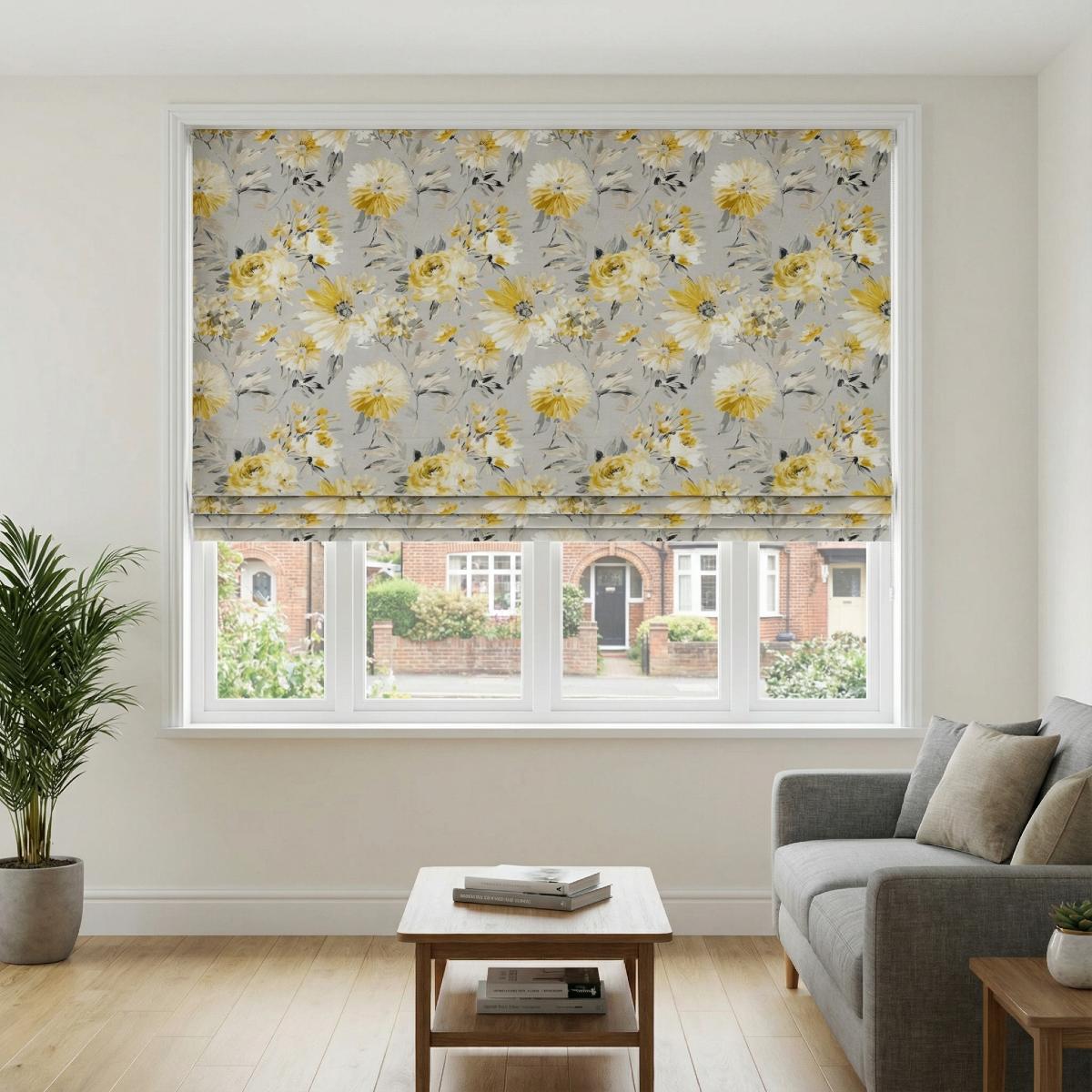 Capri Made to Measure Roman Blind Grey