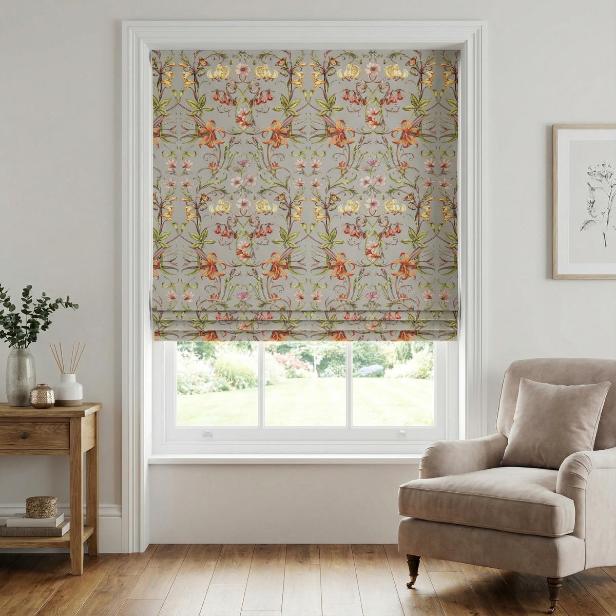 Carlotta Made to Measure Roman Blind Pebble