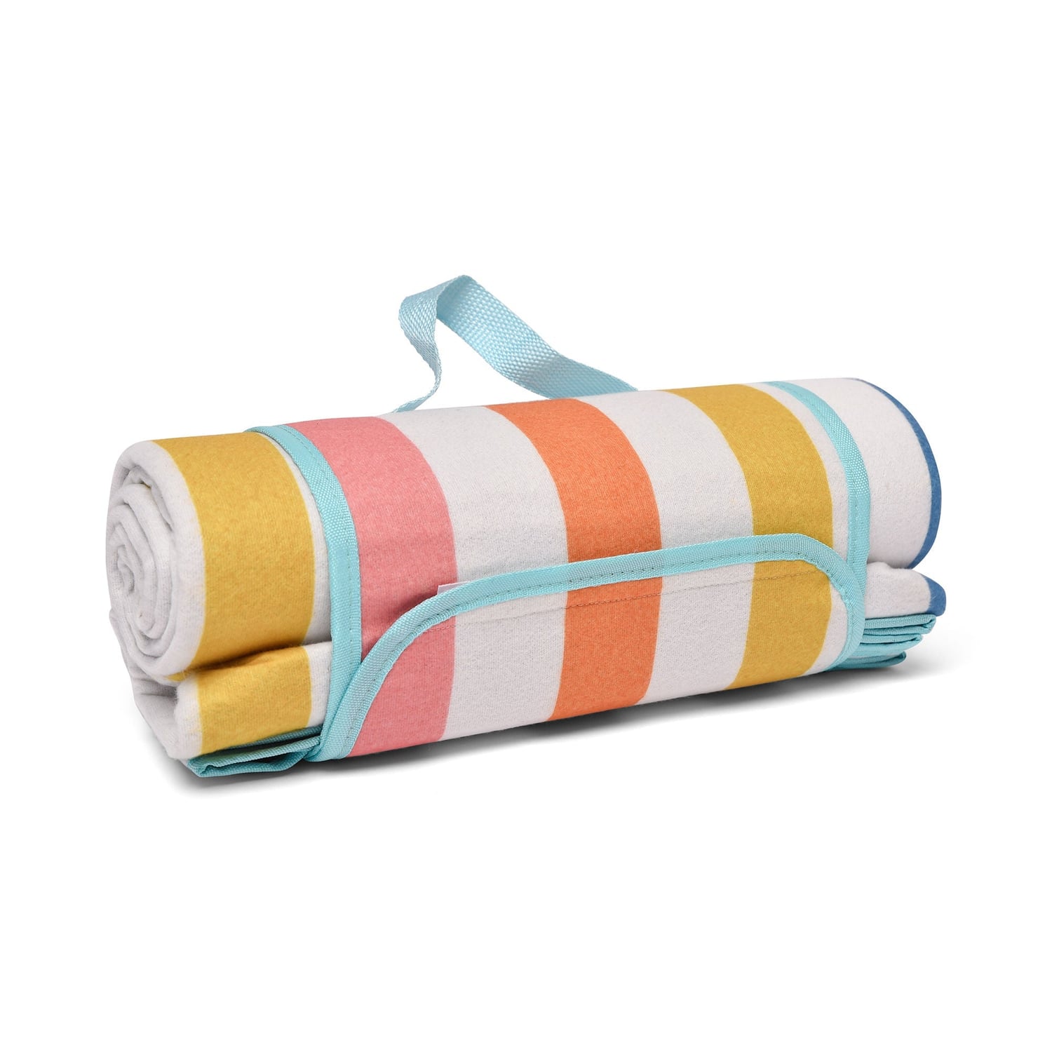 Carlson Stripe Multi-Colour Picnic Blanket 135 x 150cm - Carlson Stripe Picnic Blanket In Multicolour 135 X 150Cm 3