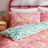 Carmen 100% Cotton Duvet Cover Set - Pink - Carmen Duvet Cover Set In Pink 2