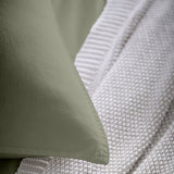 Cassia Cotton Duvet Cover Set - Khaki - Cassia Duvet Cover Set In Khaki 3