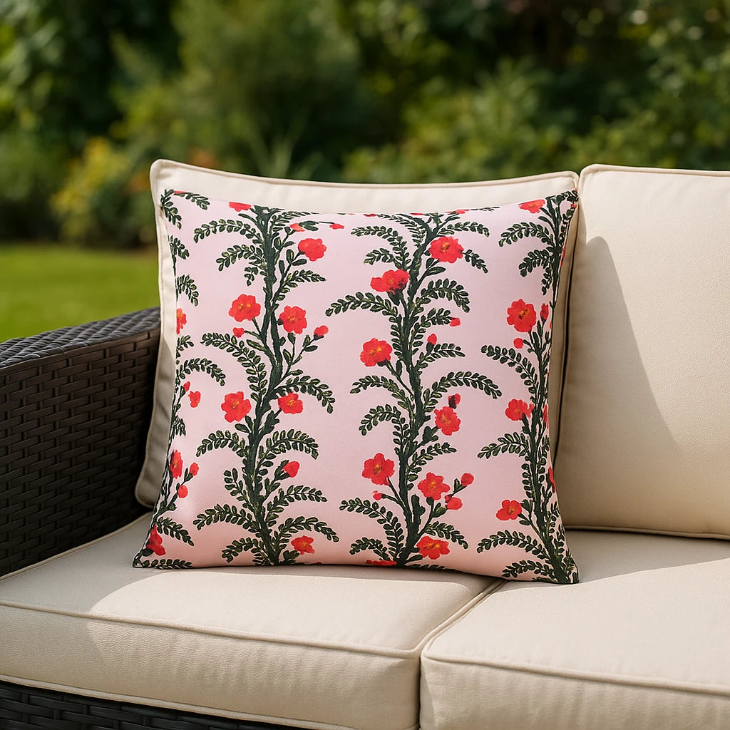 Cassis Outdoor Lilac Cushion Cover or Filled Cushion 45cm x 45cm