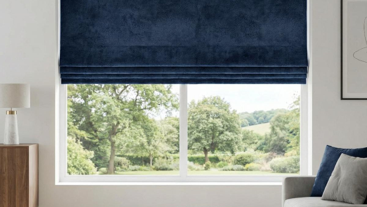 Castello Made to Measure Roman Blind Midnight