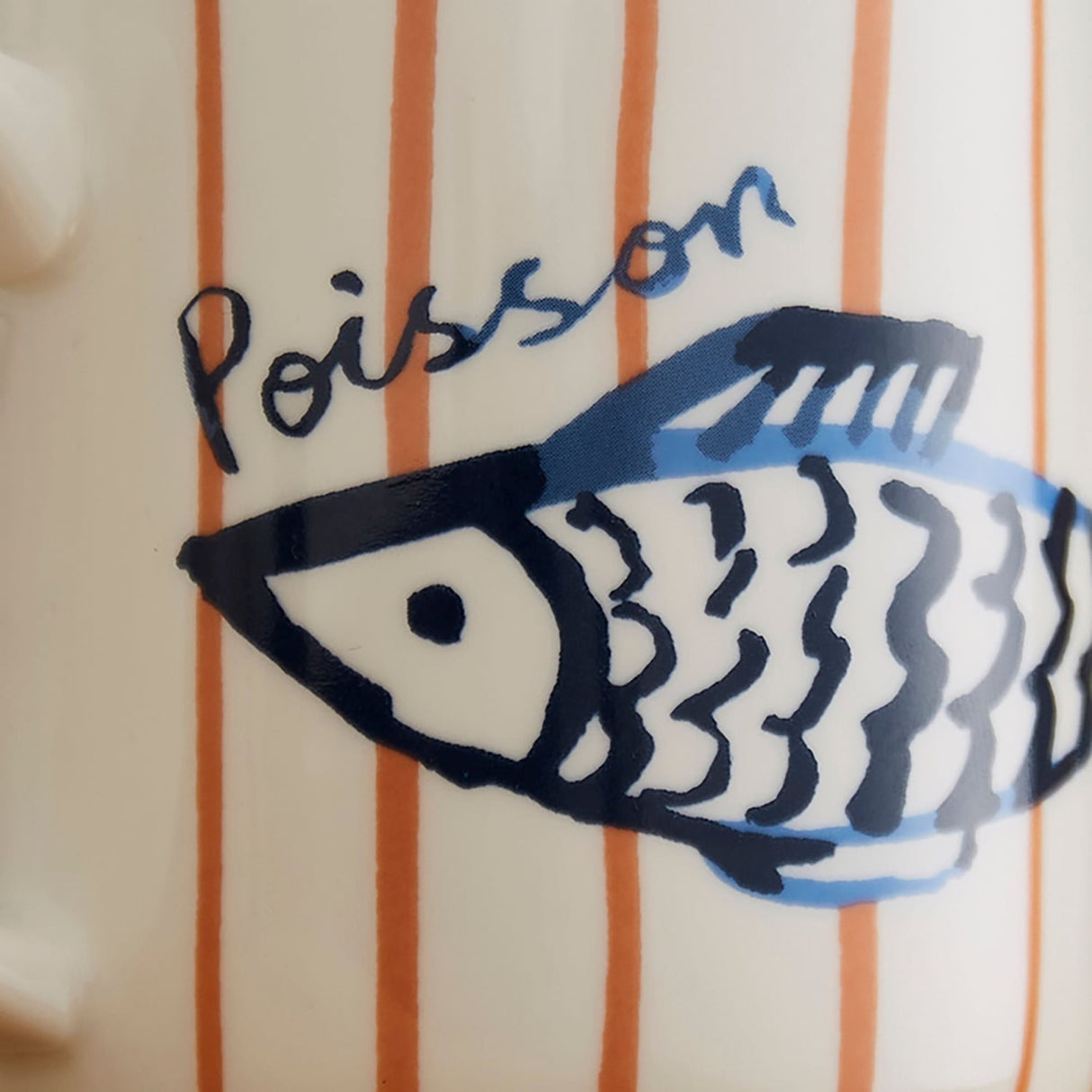 Ulster Weavers Catch of the Day Fish Print Kitchen and Tableware Collection - Catch Of The Day Bone China Mug In Multicolour 3