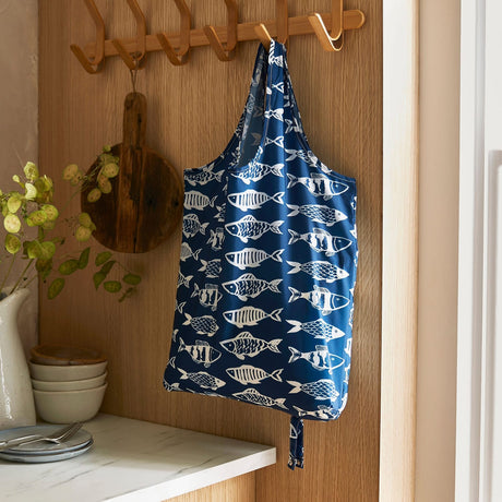 Ulster Weavers Catch of the Day Fish Print Kitchen and Tableware Collection - Catch Of The Day Foldable Tote Bag Medium In Multicolour 2