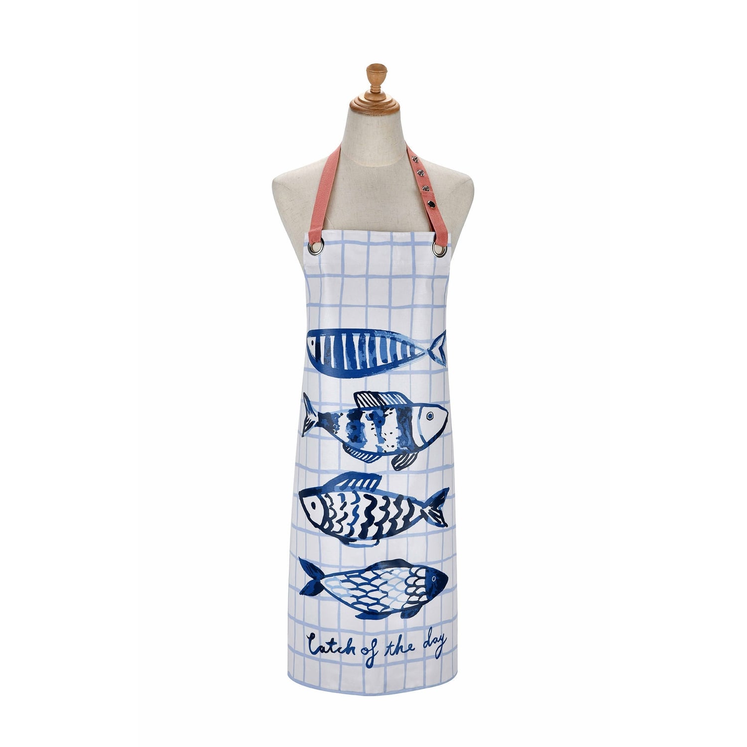 Ulster Weavers Catch of the Day Fish Print Kitchen and Tableware Collection - Catch Of The Day Pvc Apron In Multicolour 1