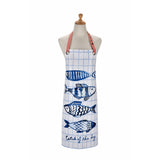 Ulster Weavers Catch of the Day Fish Print Kitchen and Tableware Collection - Catch Of The Day Pvc Apron In Multicolour 1