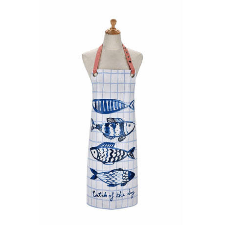 Ulster Weavers Catch of the Day Fish Print Kitchen and Tableware Collection - Catch Of The Day Pvc Apron In Multicolour 1