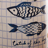 Ulster Weavers Catch of the Day Fish Print Kitchen and Tableware Collection - Catch Of The Day Pvc Apron In Multicolour 3