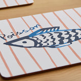 Ulster Weavers Catch of the Day Fish Print Kitchen and Tableware Collection - Catch Of The Day Placemat 4 Pack In Multicolour 4