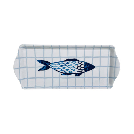 Ulster Weavers Catch of the Day Fish Print Kitchen and Tableware Collection - Catch Of The Day Small Serving Tray In Multicolour 1