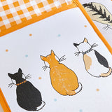 Ulster Weavers Cats In Waiting Cotton Double Oven Glove - Cats In Waiting 2026 Double Oven Glove In Orange 4