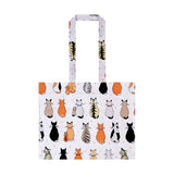 Ulster Weavers Cats In Waiting Foldable Tote Bag - Cats In Waiting 2026 Shoulder Bag Pvc In Orange 1