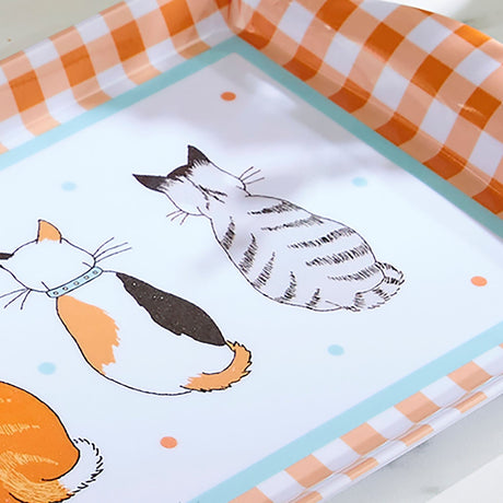Ulster Weavers Cats In Waiting Large Scatter Tray - Cats In Waiting 2026 Small Serving Tray In Orange 4
