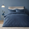 Cavali Soft Microfibre Duvet Cover Set - Dark Blue