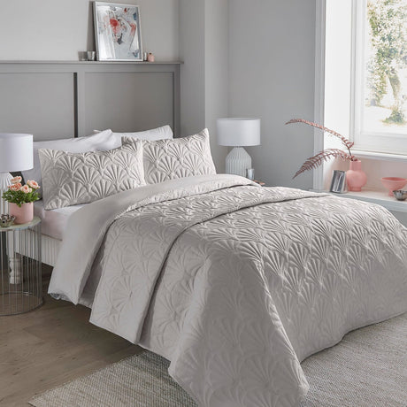 Cavali Soft Microfibre Duvet Cover Set - Silver