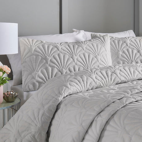 Cavali Soft Microfibre Duvet Cover Set - Silver - Cavali Duvet Cover Set In Silver 2
