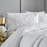 Cavali Soft Microfibre Duvet Cover Set - White - Cavali Duvet Cover Set In White 2