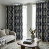 Chalet Navy fabric sample
