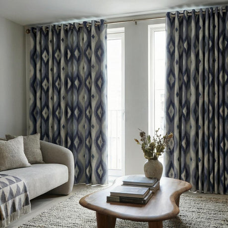 Chalet Navy fabric sample