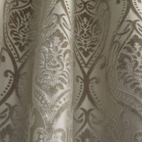 Chateau Jacquard Eyelet Curtains Light Filtering - Natural - Chateau Eyelet Curtains In Natural 3