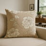 Chenille Rose Cushion Cover / Filled Cushion Collection by Alan Symonds